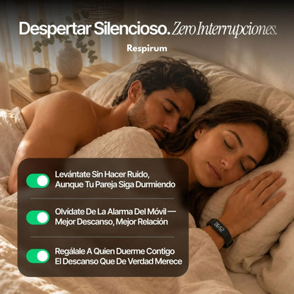 Respirum® Pulsera despertador con vibración silenciosa