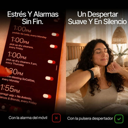 Respirum® Pulsera despertador con vibración silenciosa