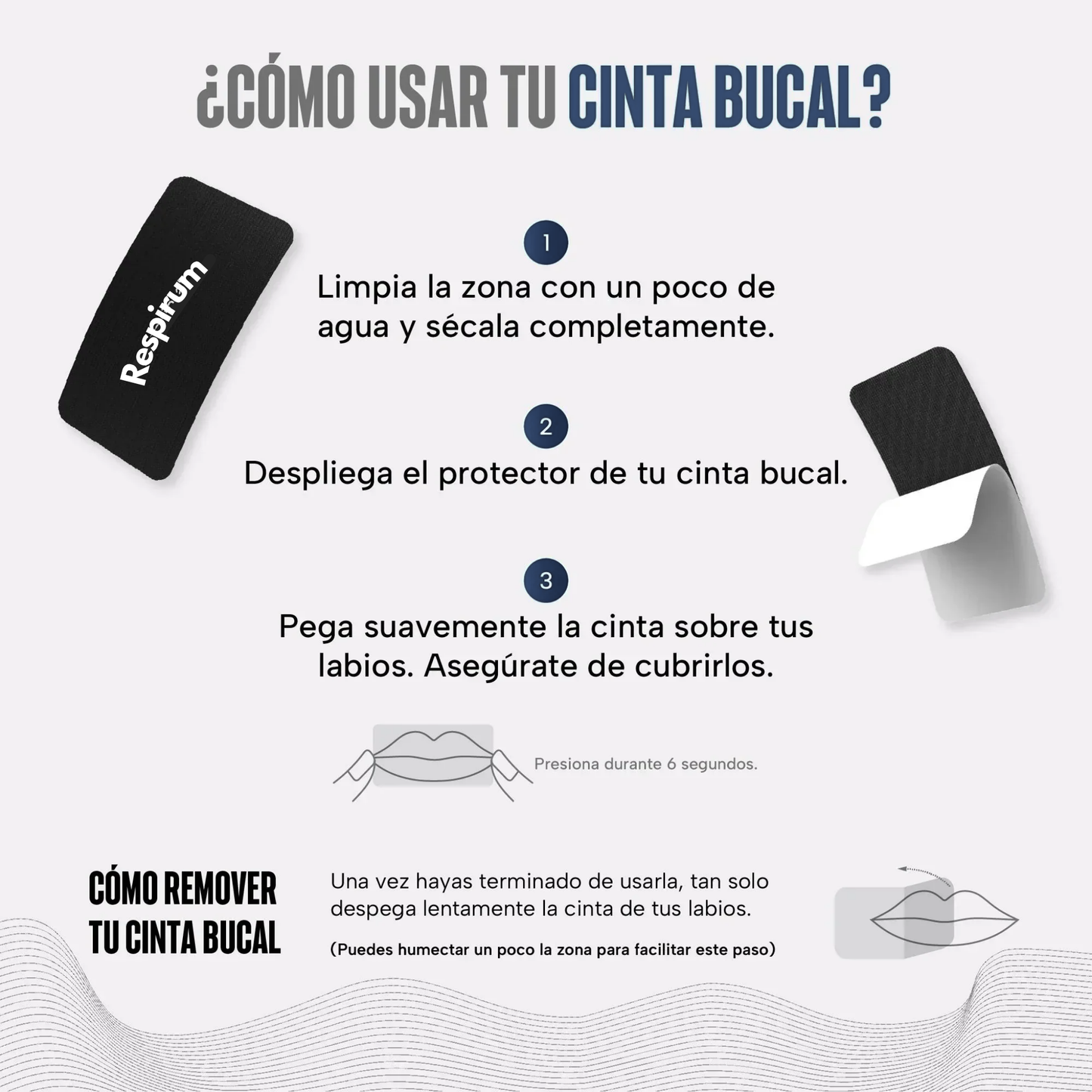 Respirum® Cinta Bucal