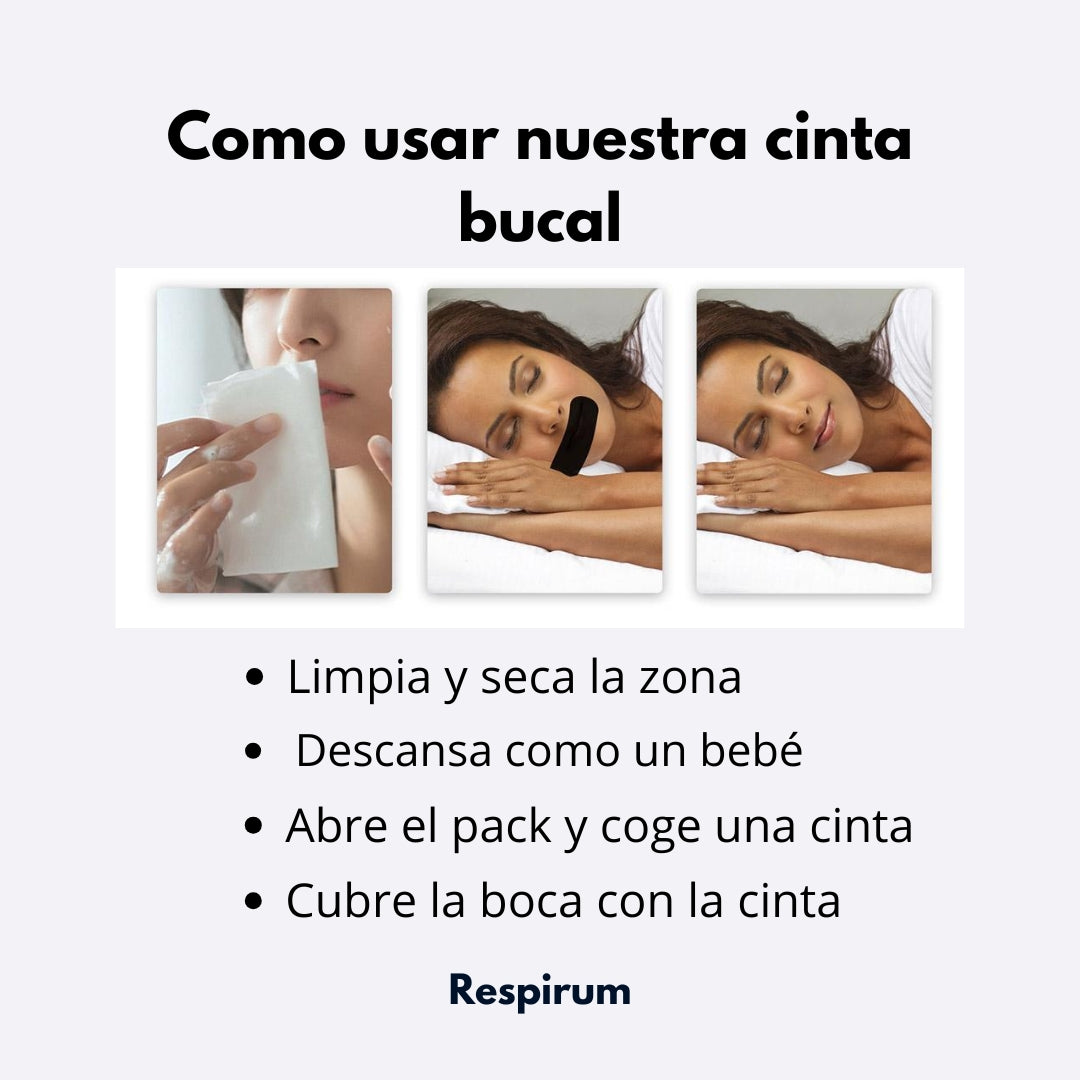 Respirum® Cintas Bucales 30 días