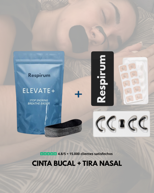 Respirum® Pack Descanso Profundo (Tira nasal + Cinta bucal)