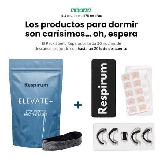 Respirum® Pack Descanso Profundo (Tira nasal + Cinta bucal)